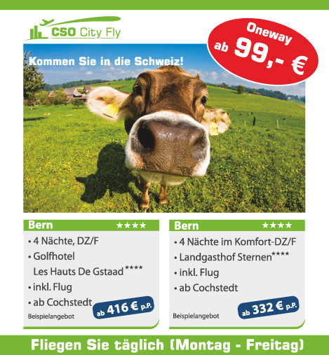 Schnell buchen und kräftig sparen!